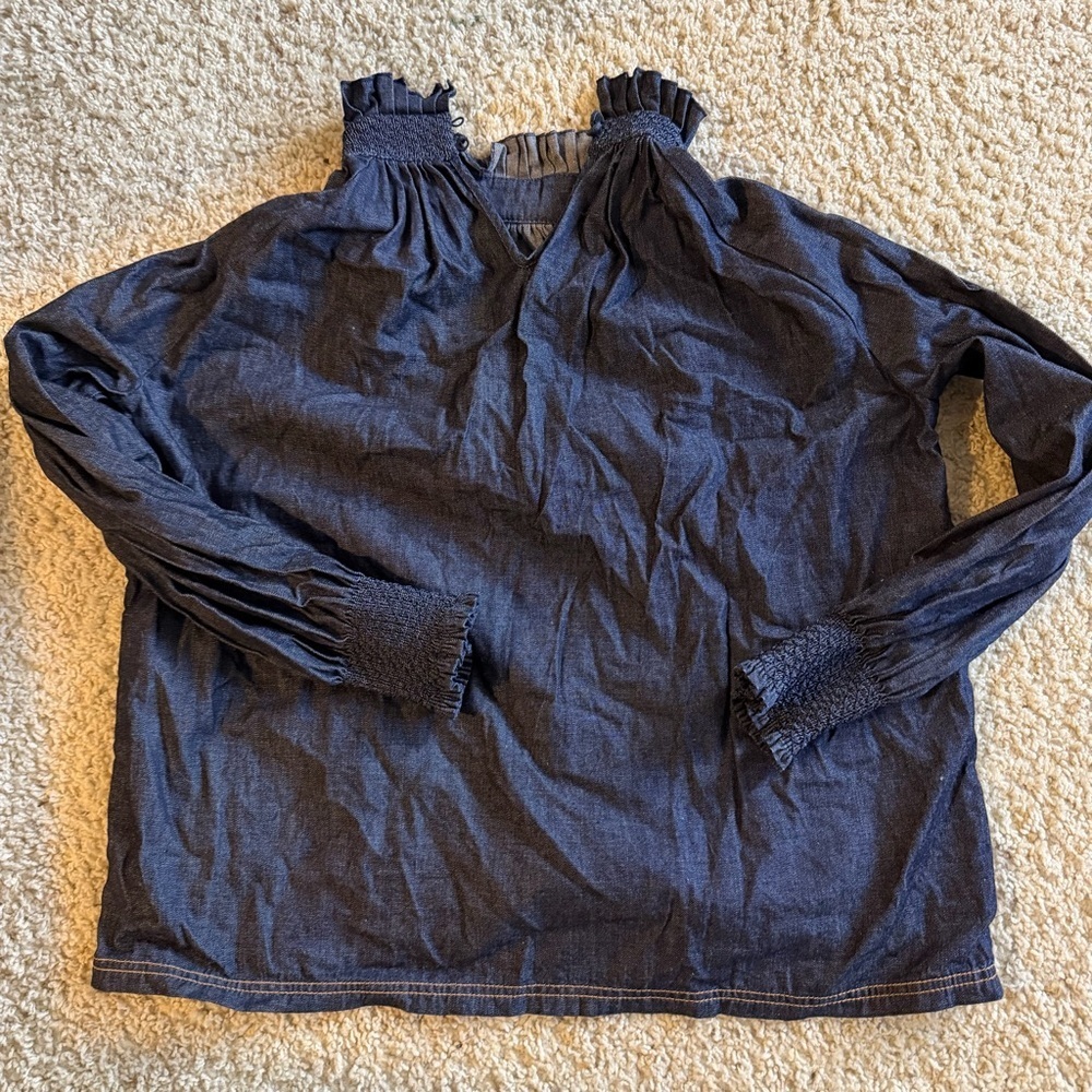 Fendi denim blouse authentic - Picture 7 of 8